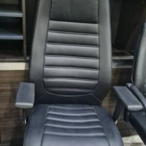 Executive Black Leather Office Chair (Ref: RC10017)