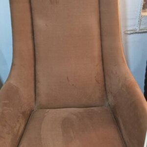 High-Back Office Chair with Fixed Headrest & Wheels – Beige (Ref: RC10024)