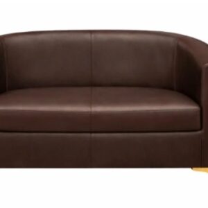 Double Seater Sofa Tub - Dark Brown (Ref: RS0003)